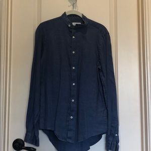 Zara man. 100% linen bottom down